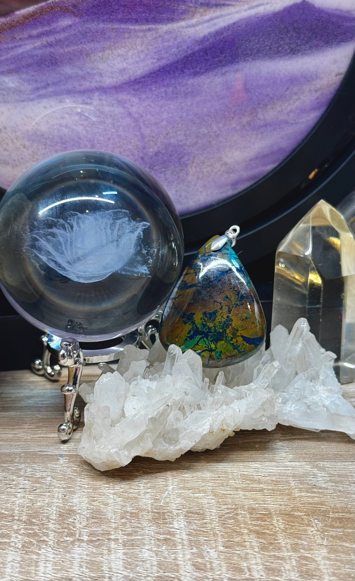 Pendentif d’Azurite
