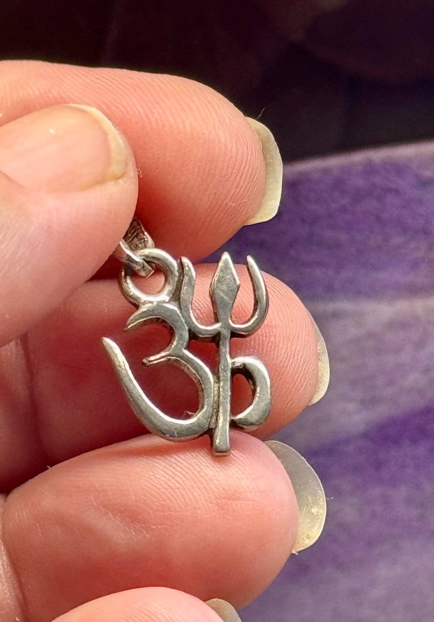 Pendentif Aum avec Trident