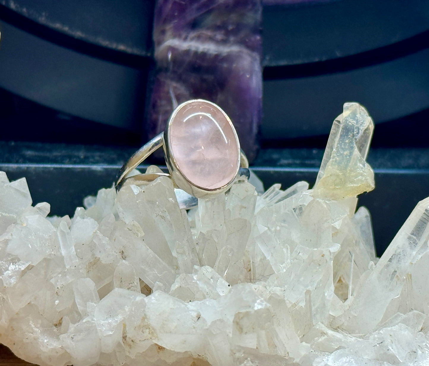 Bague Quartz Rose T54