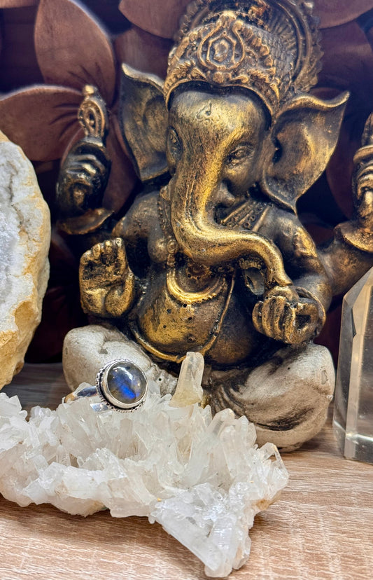 Bague Labradorite T60