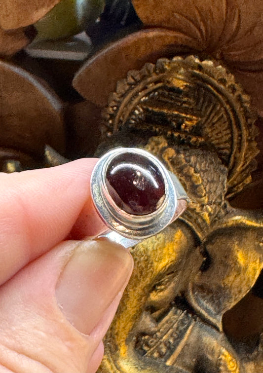 Bague Grenat T56