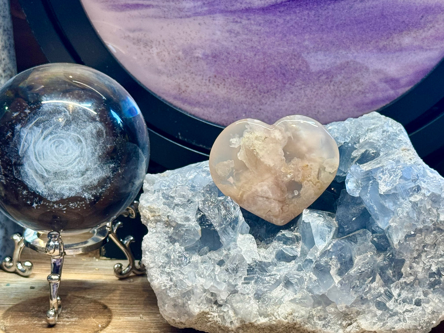 Cœur d’Agate Fleurs de cerisier