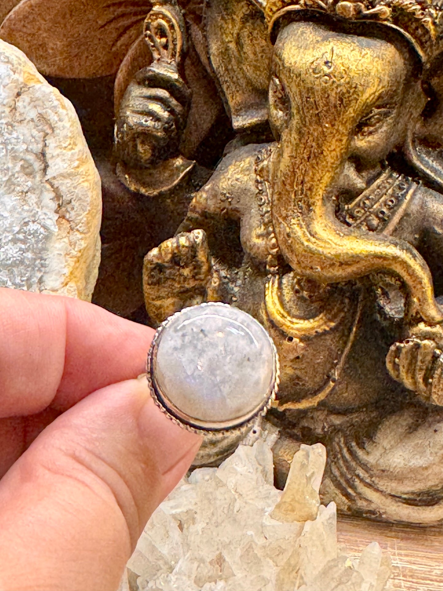Bague Pierre de lune T57