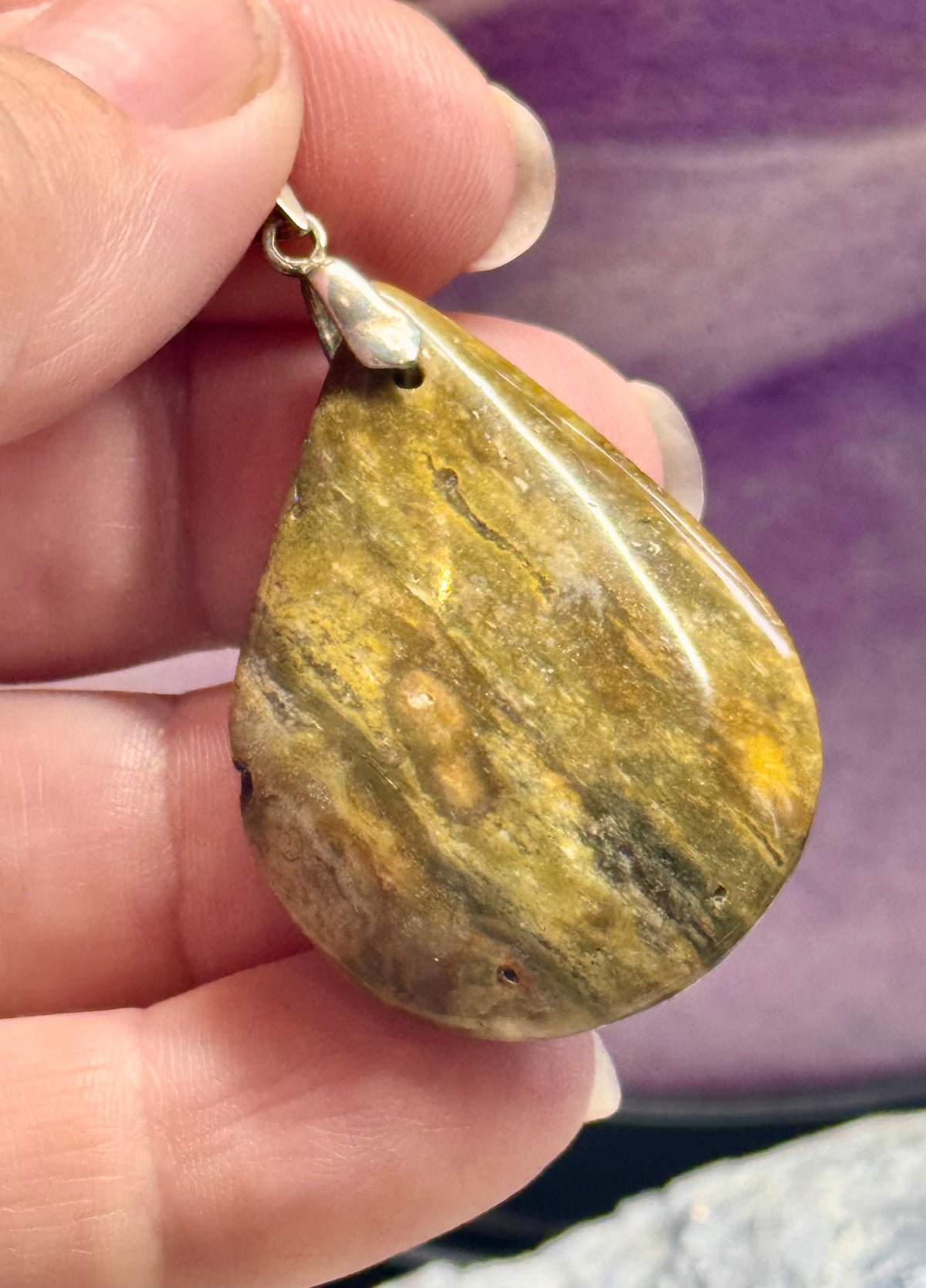 Pendentif de Jaspe Orbiculaire 1