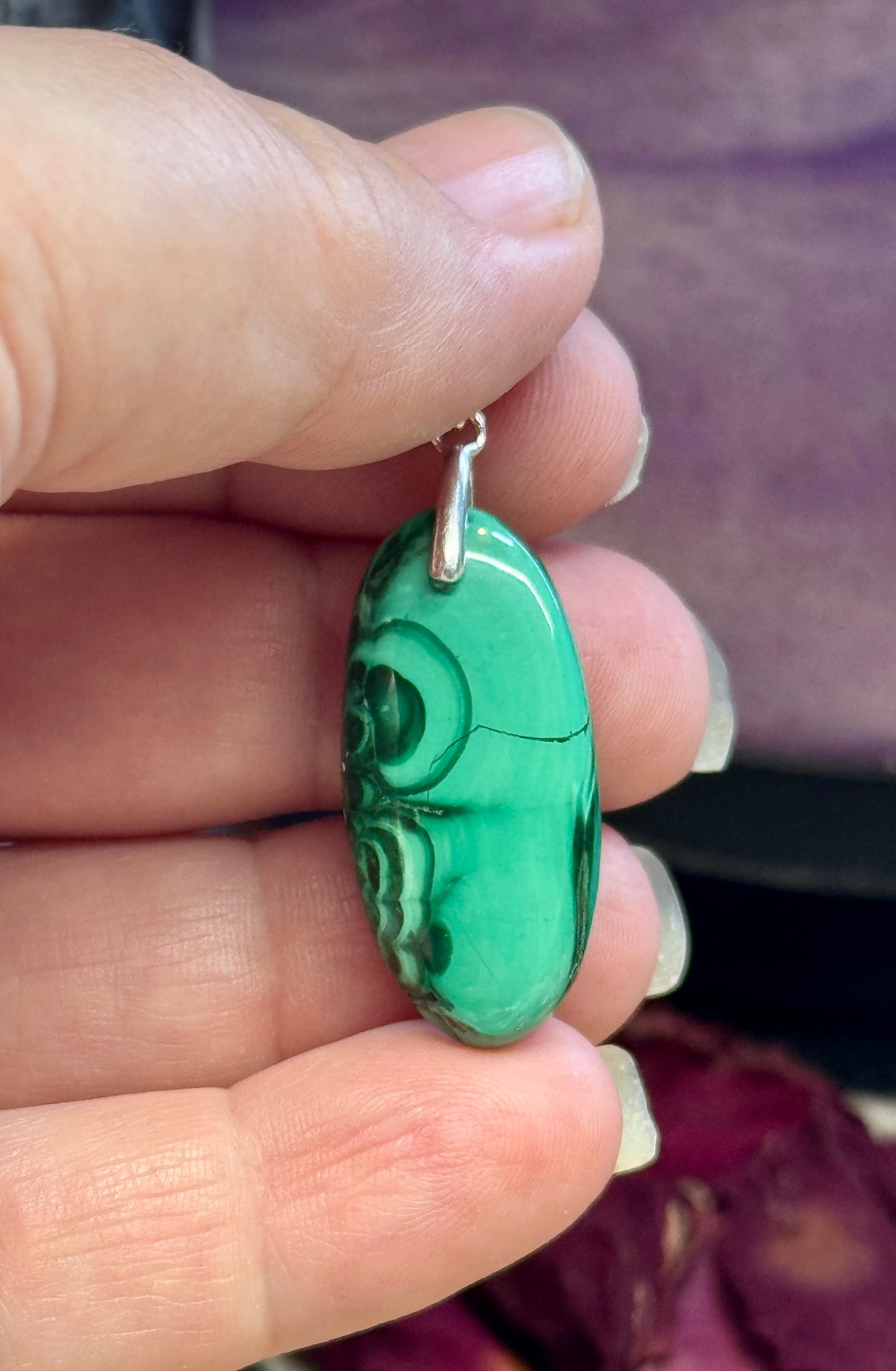 Pendentif de Malachite