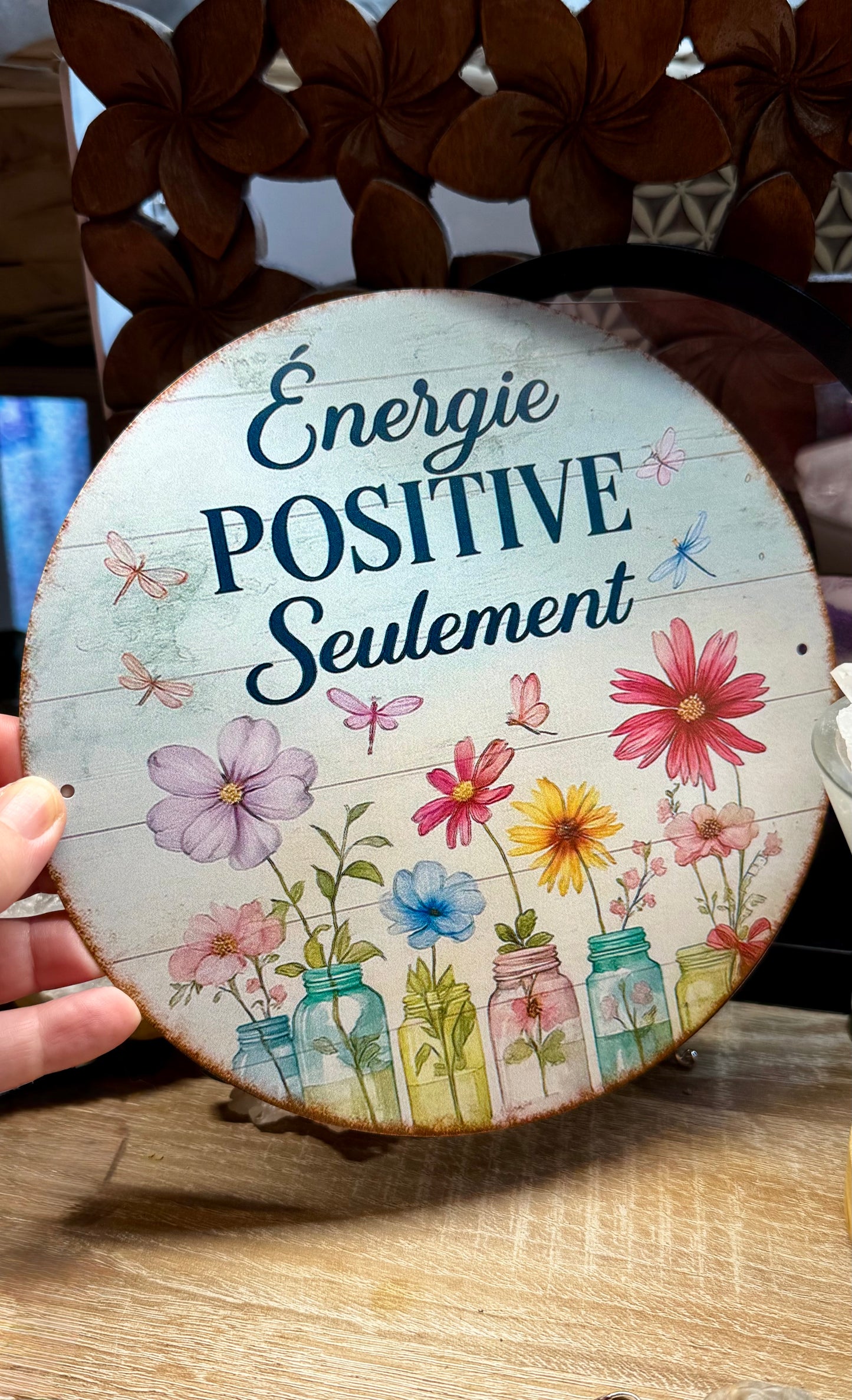 Plaque à poser "énergie positive"
