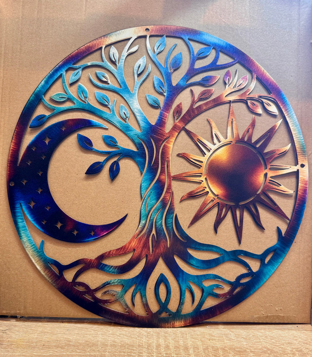 Décoration murale Soleil/Lune