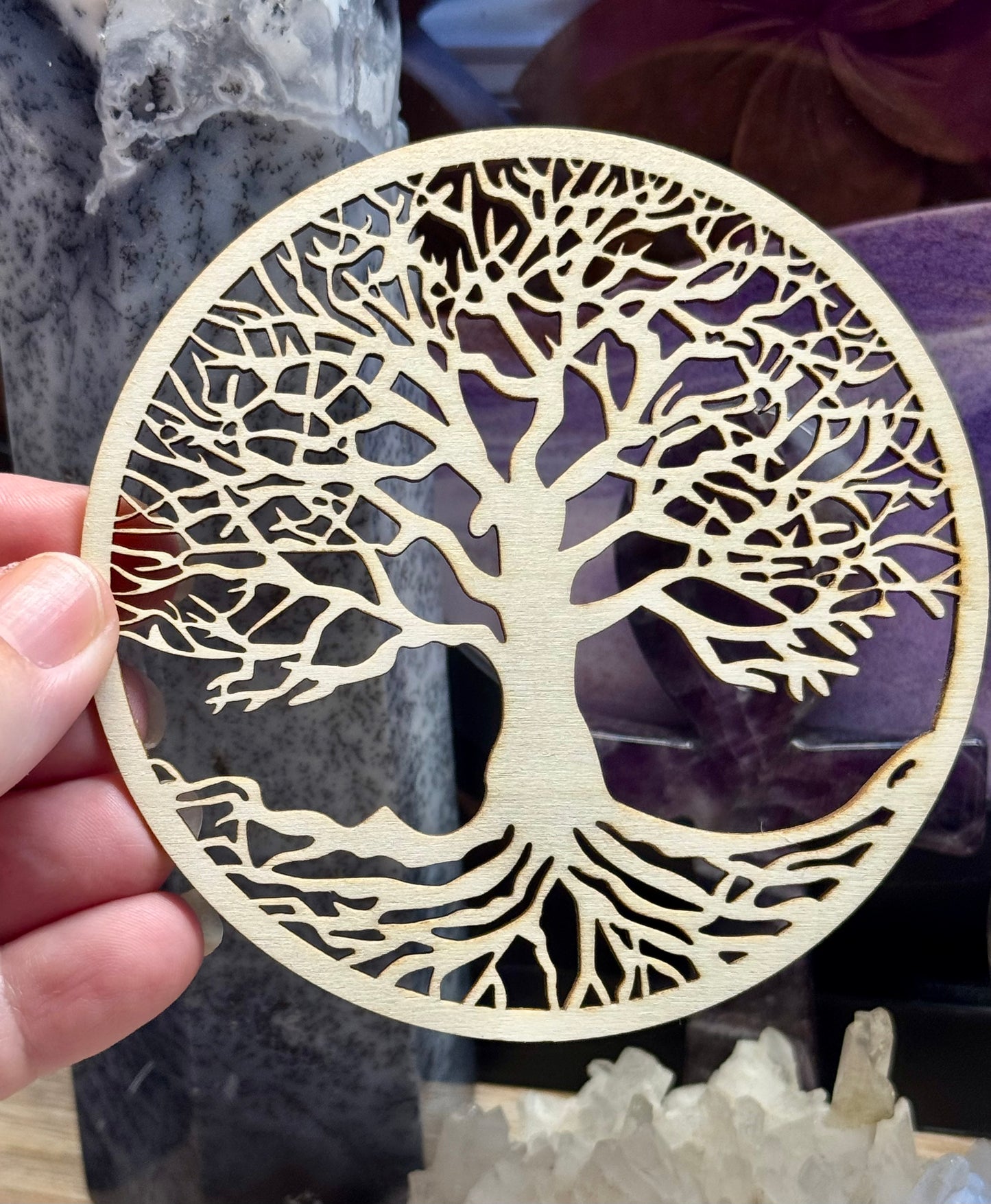 Rond Arbre de vie en bois