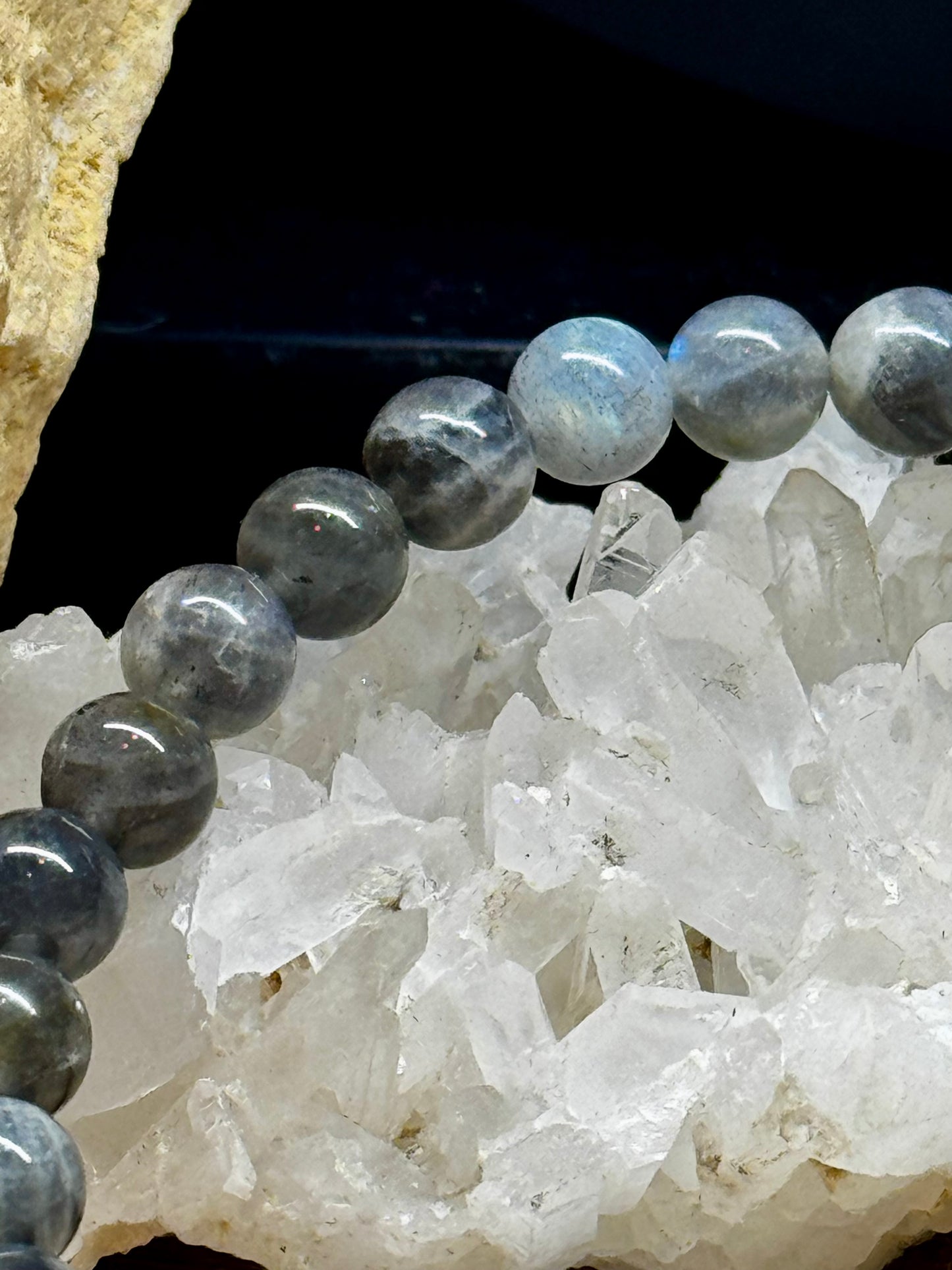 Bracelet de Labradorite 6mm