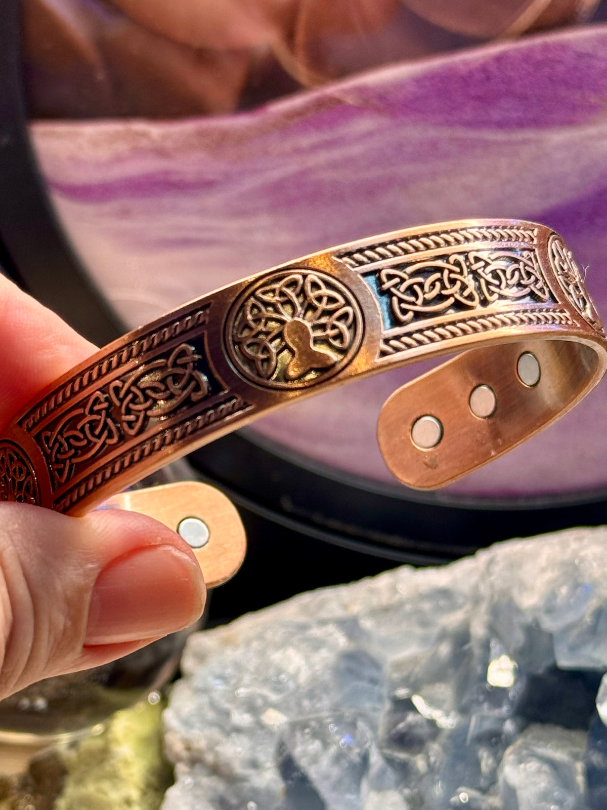 Bracelet magnétique avec aimants C