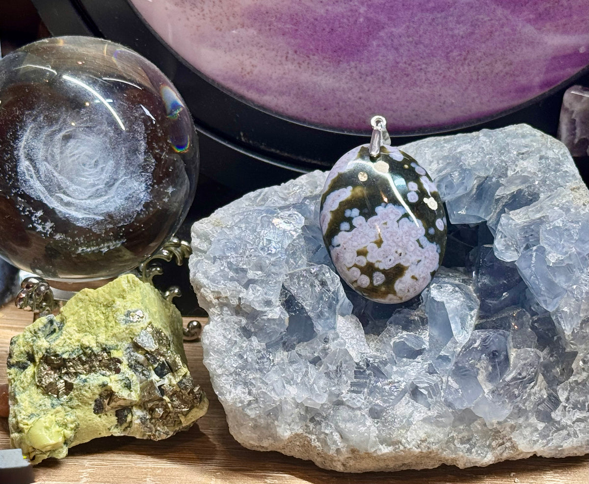 Pendentif de Jaspe Orbiculaire 2