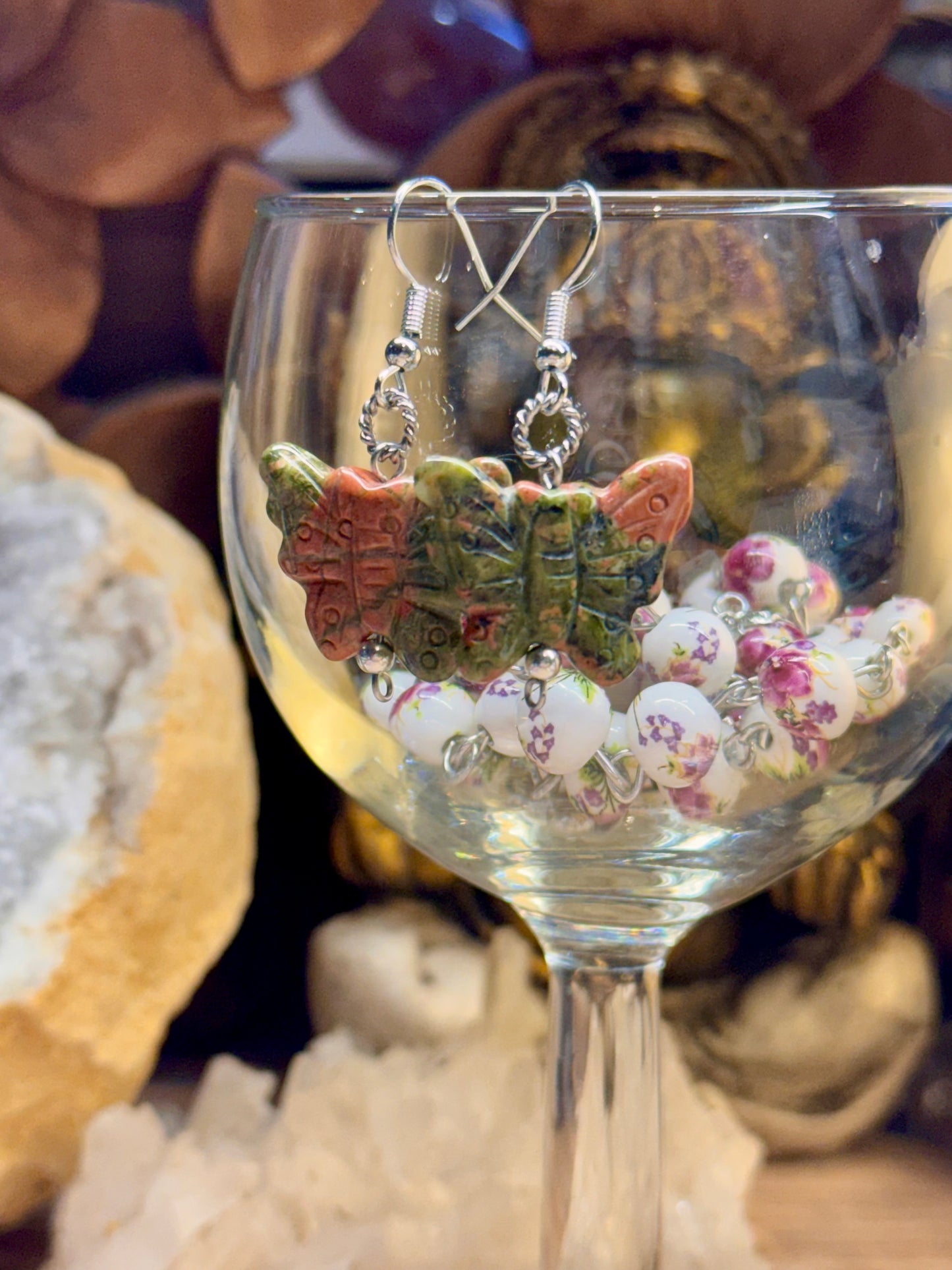 Boucles d’oreilles papillon 2