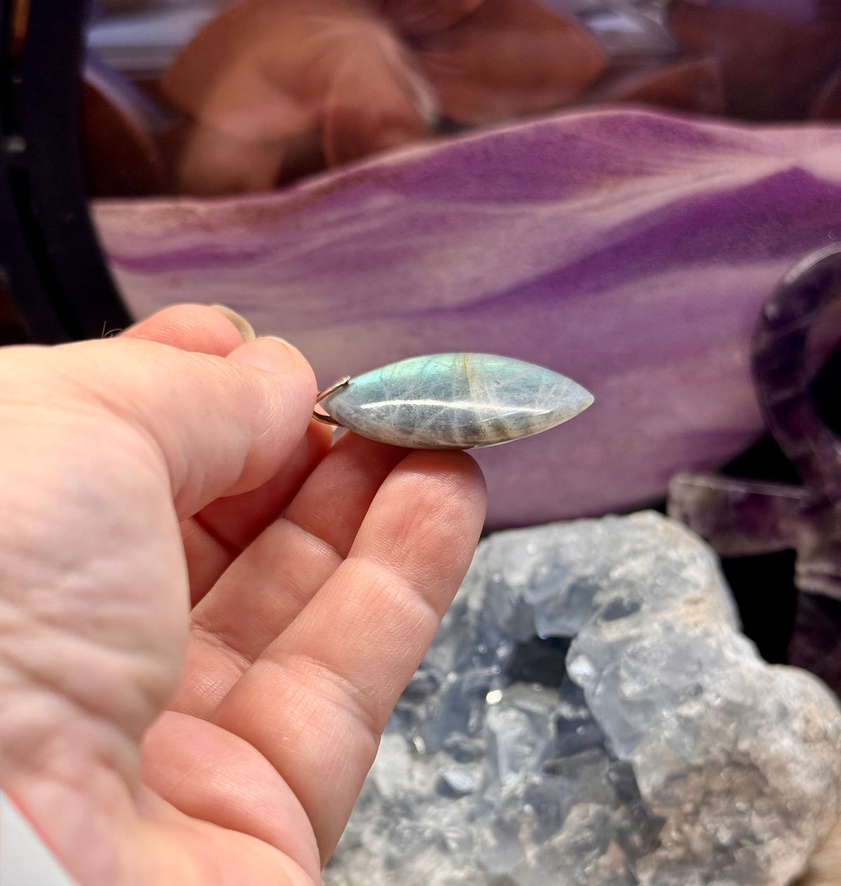 Pendentif de Labradorite
