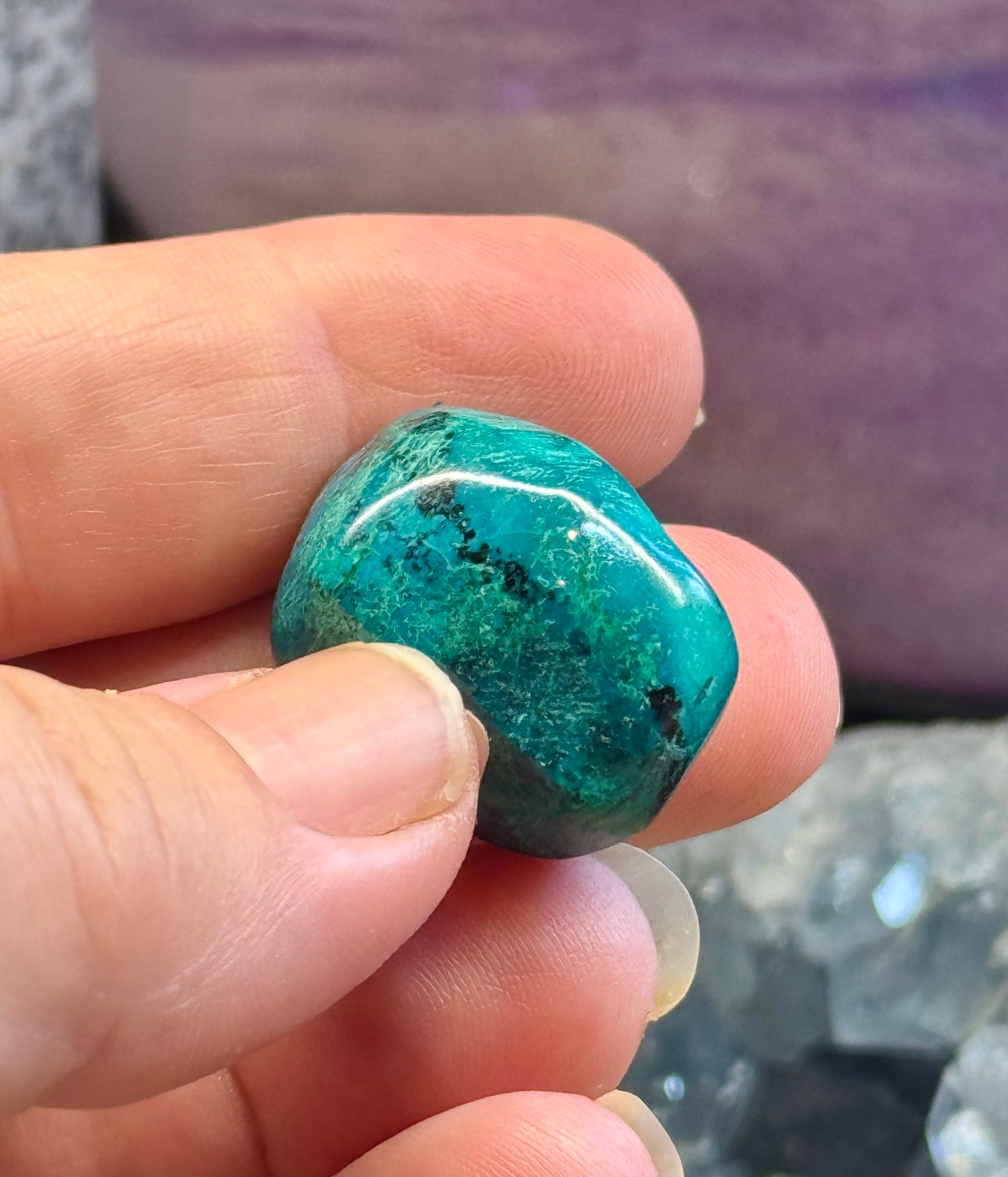 Pierres roulées de Chrysocolle