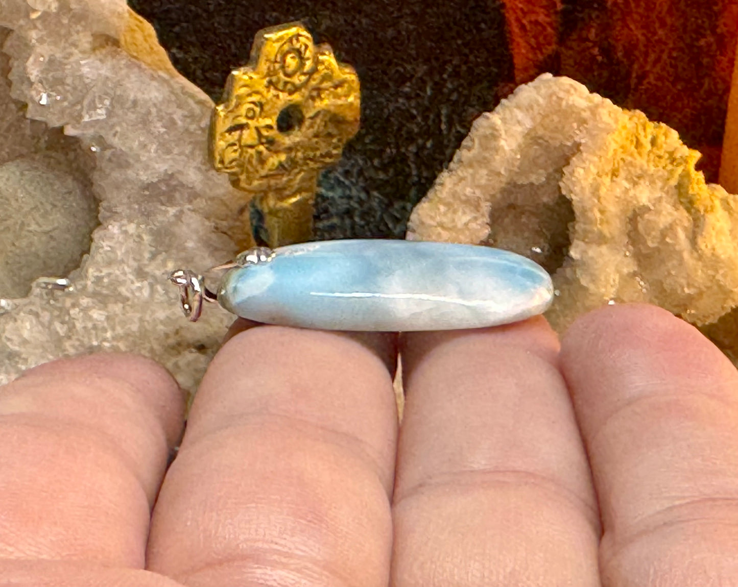 Pendentif de larimar