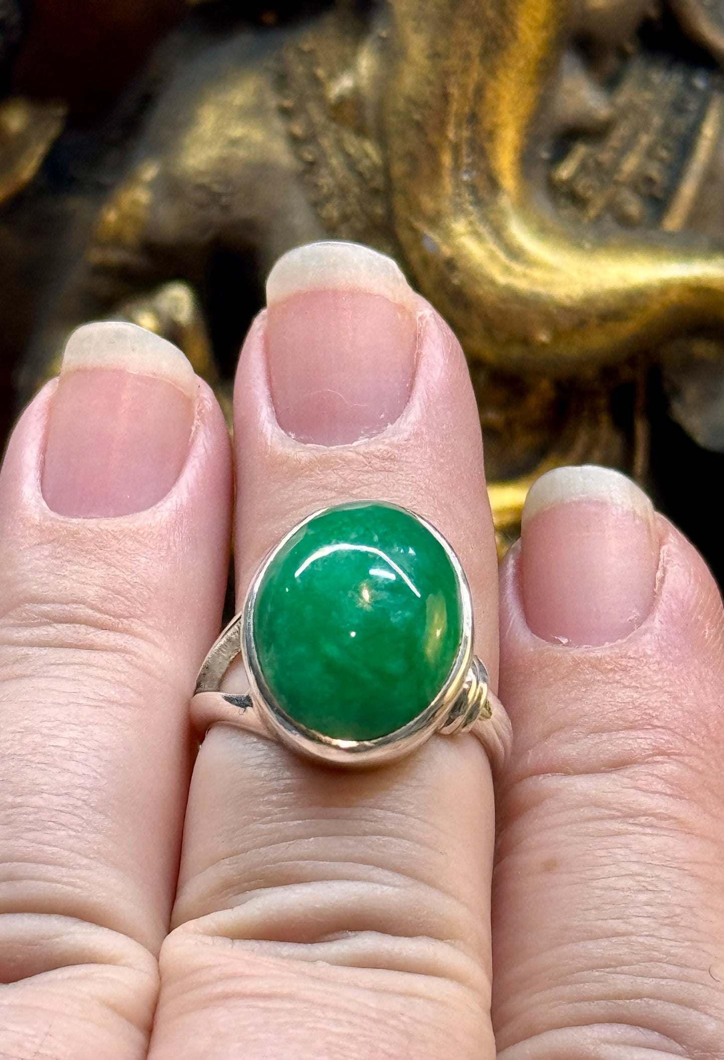 Bague de jade