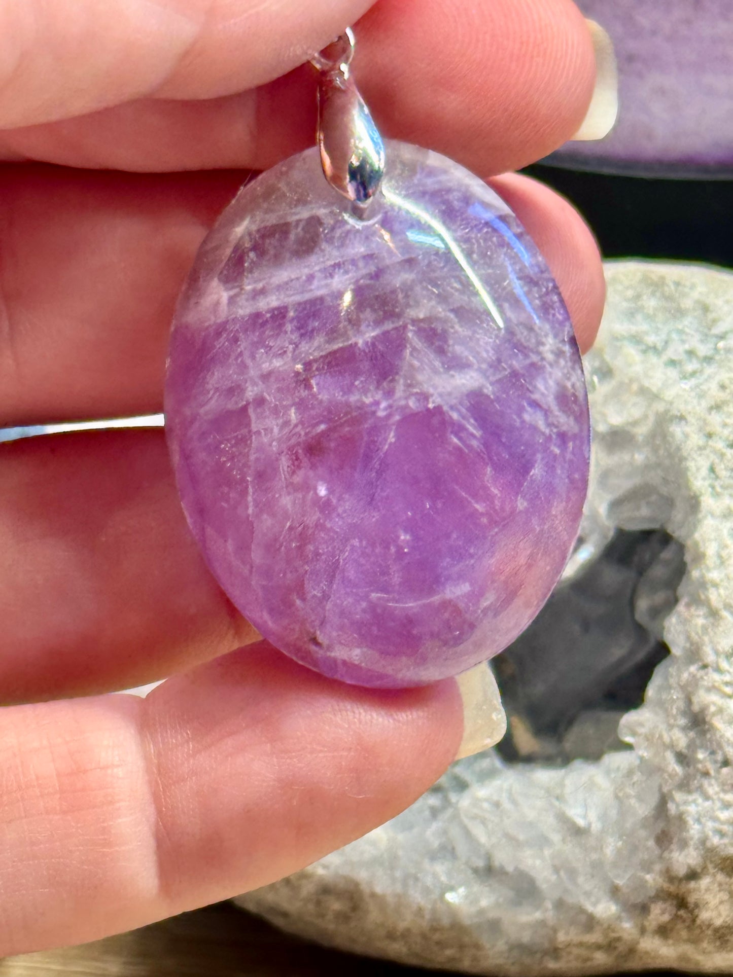 Pendentif en améthyste 2