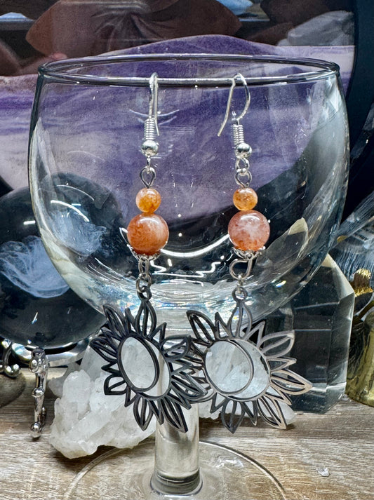 Boucles d’oreilles Pierre du Soleil