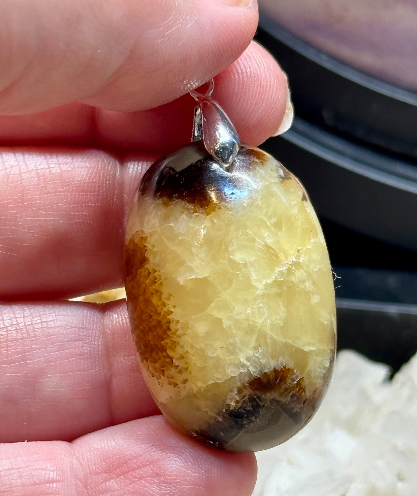 Pendentif de Septaria Sauvage