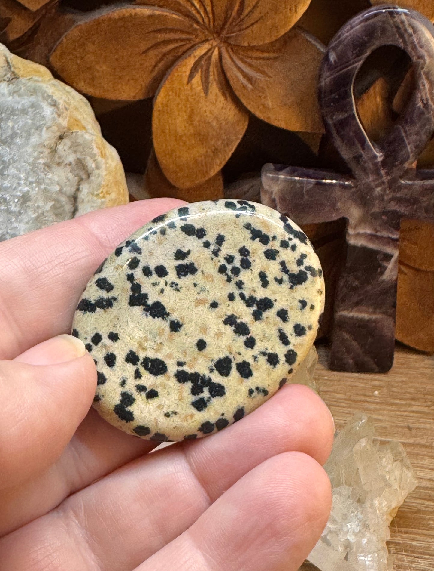 Galets gravés avec animaux