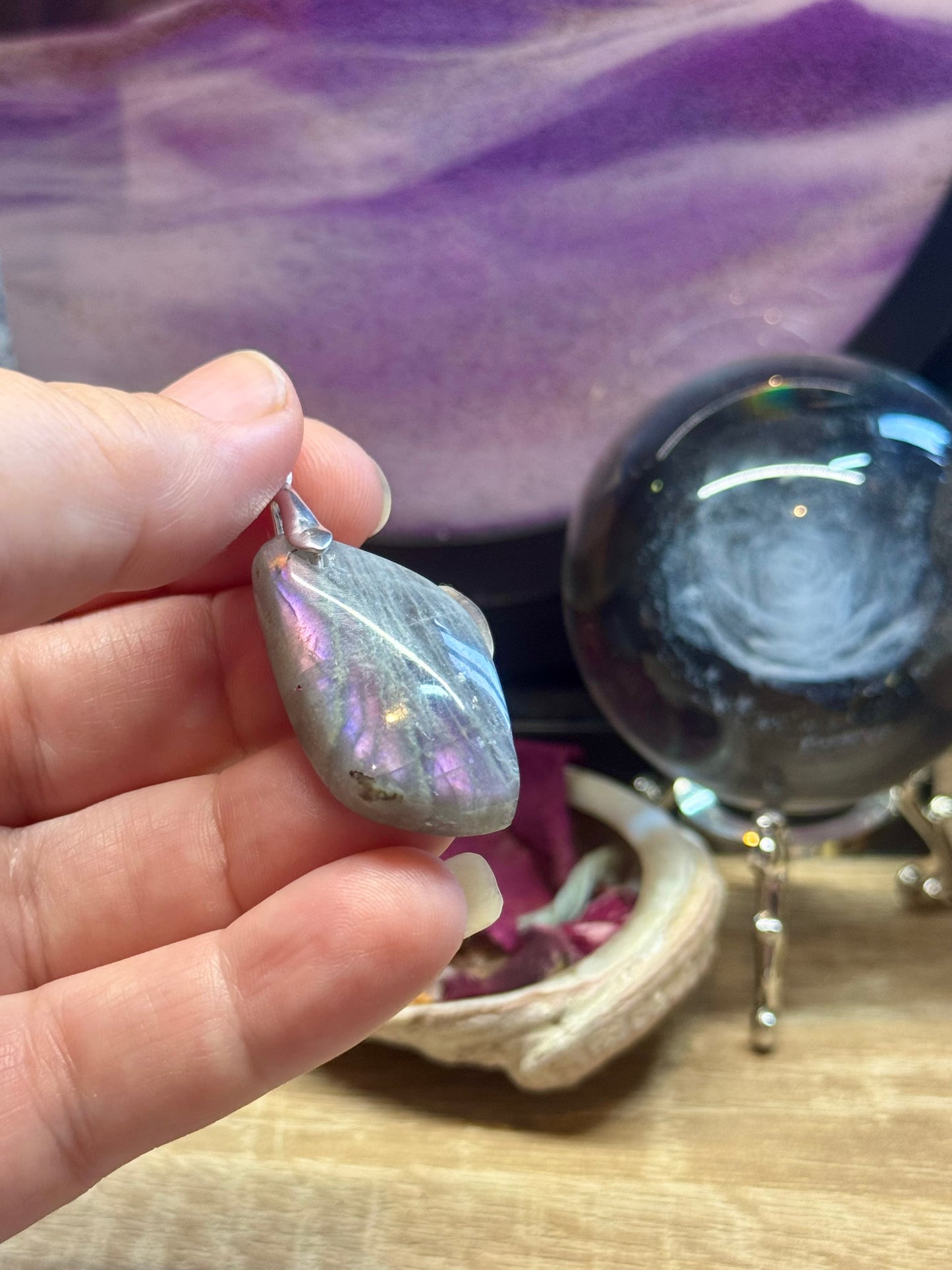 Pendentif en Labradorite