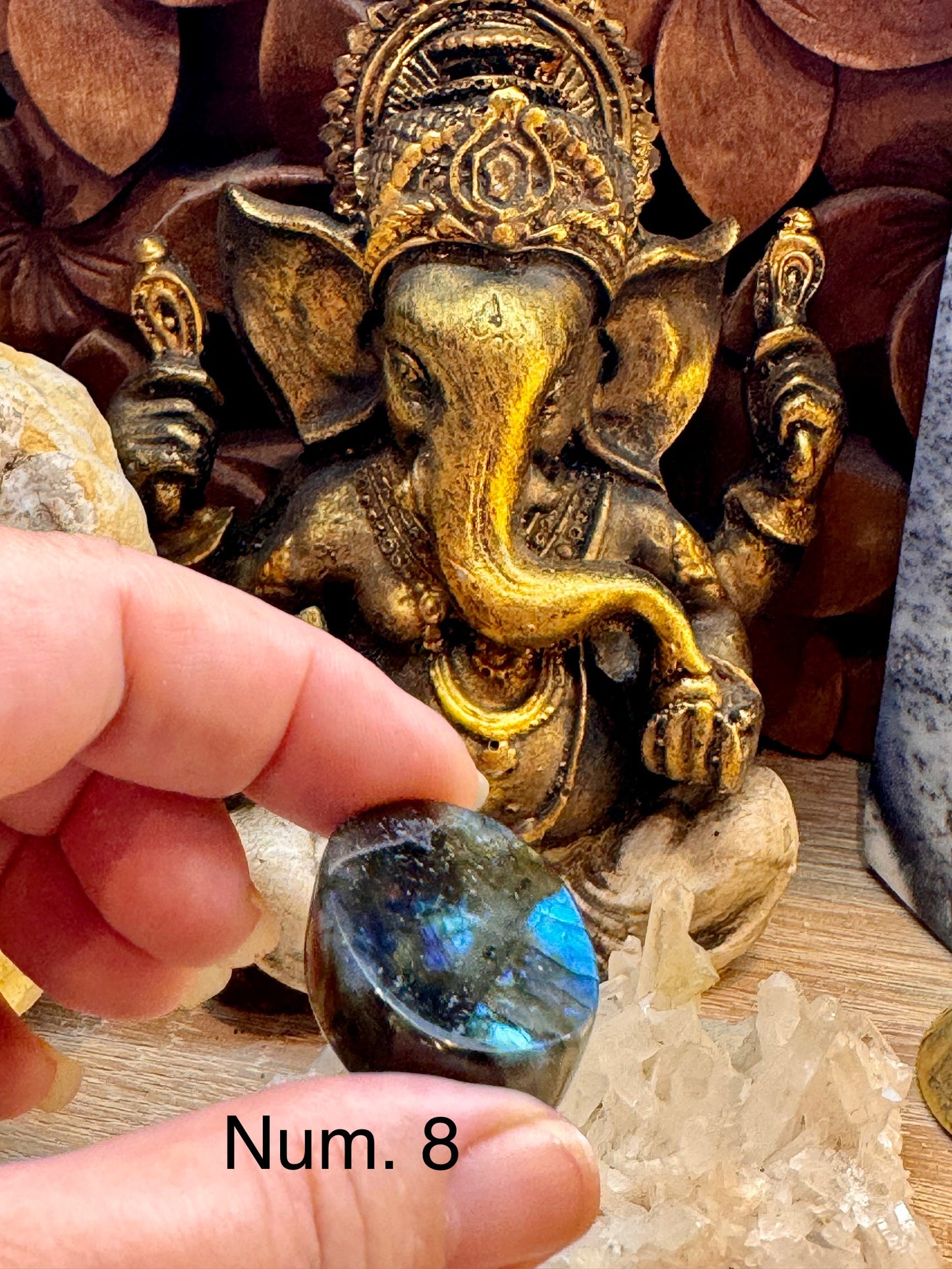 Galet de Labradorite