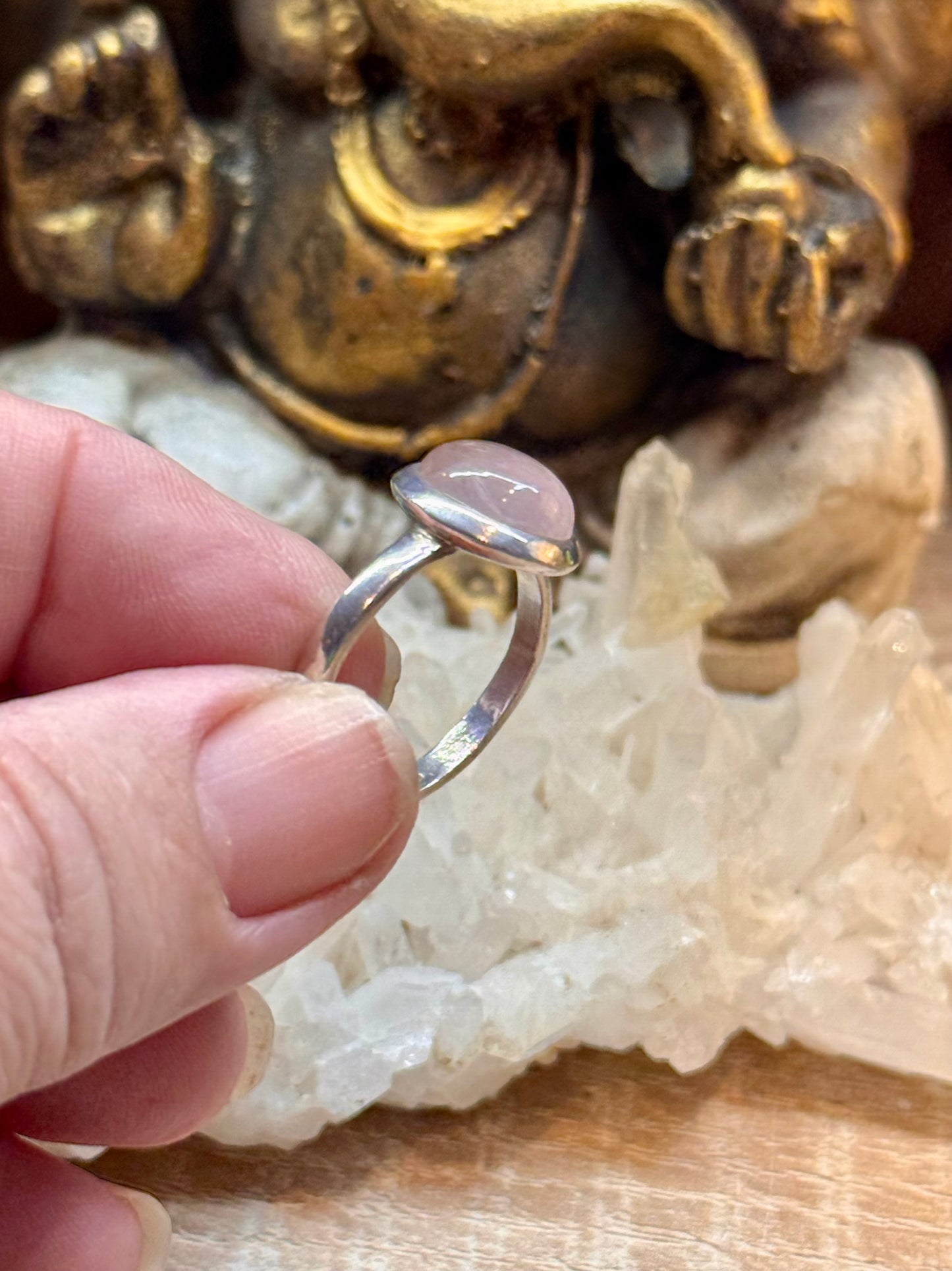 Bague Quartz Rose