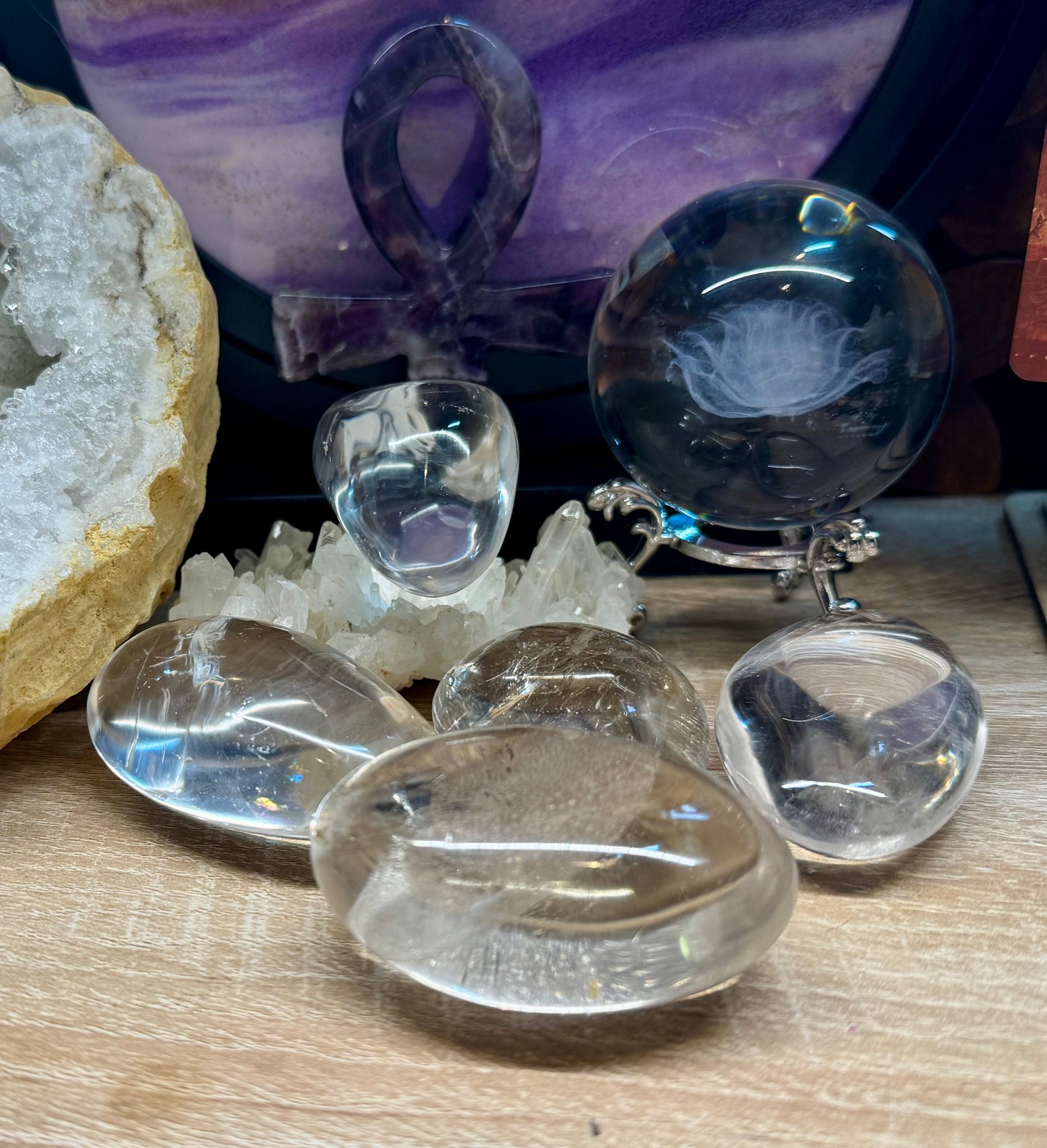 Galets de Quartz Cristal