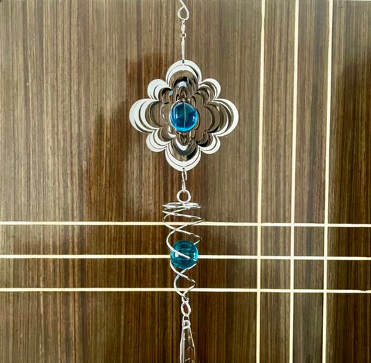 Mandala extérieur - Mobile avec spirale