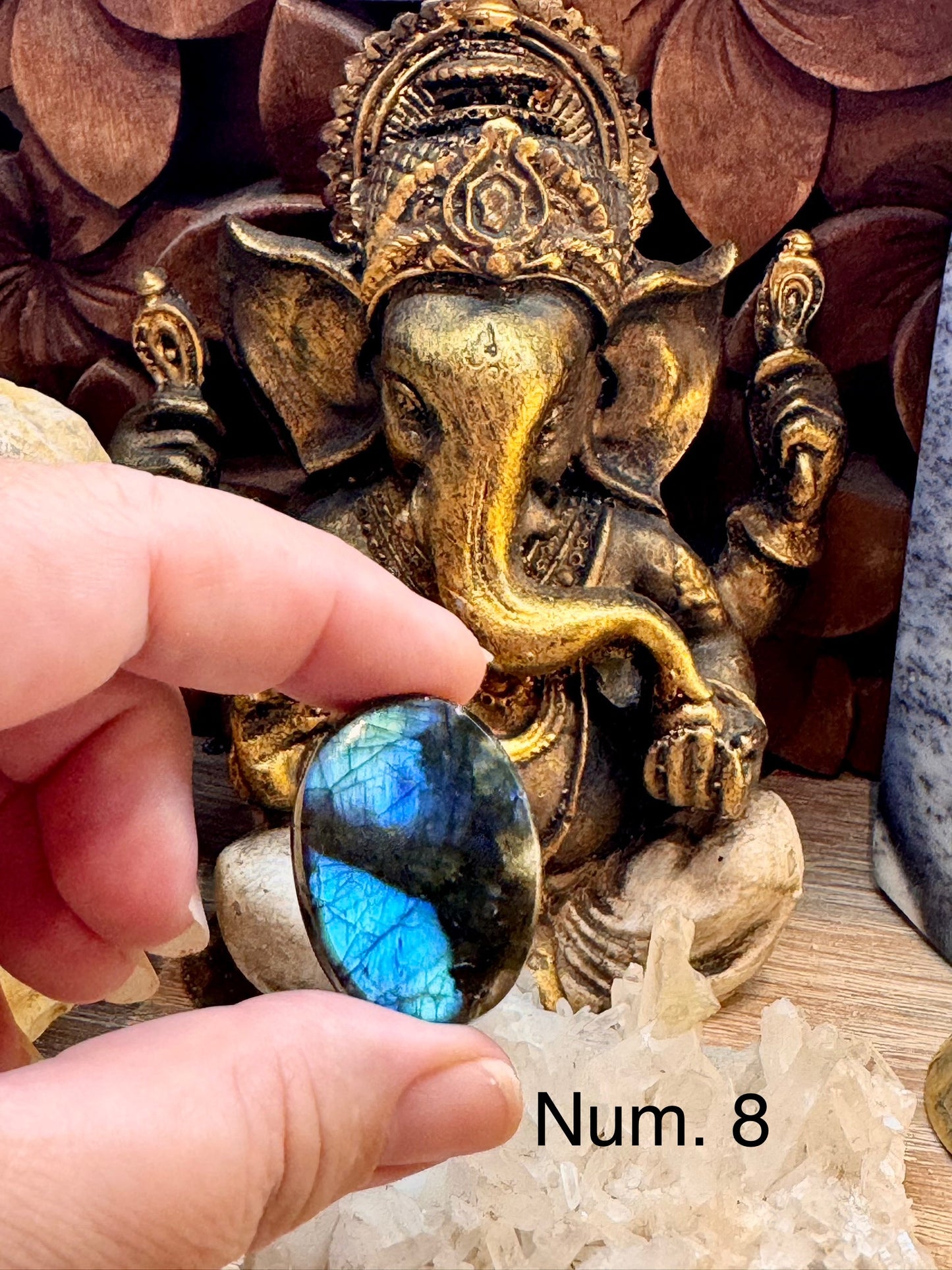 Galet de Labradorite
