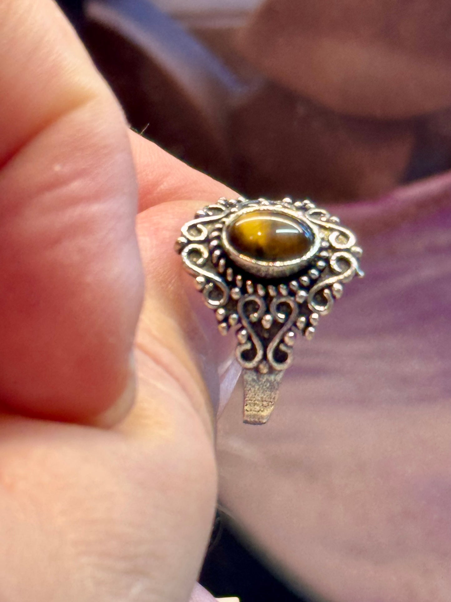 Bague Oeil de Tigre T54,5