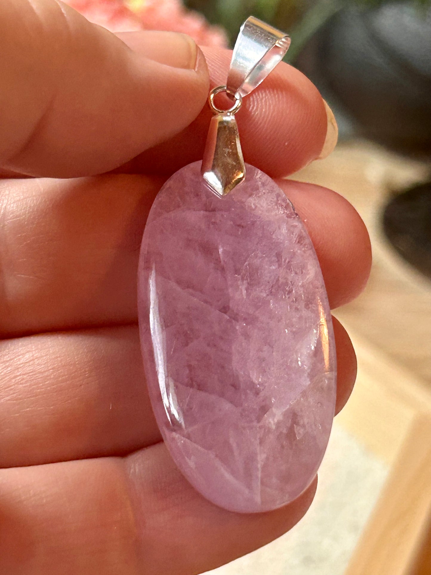 Pendentif de kunzite