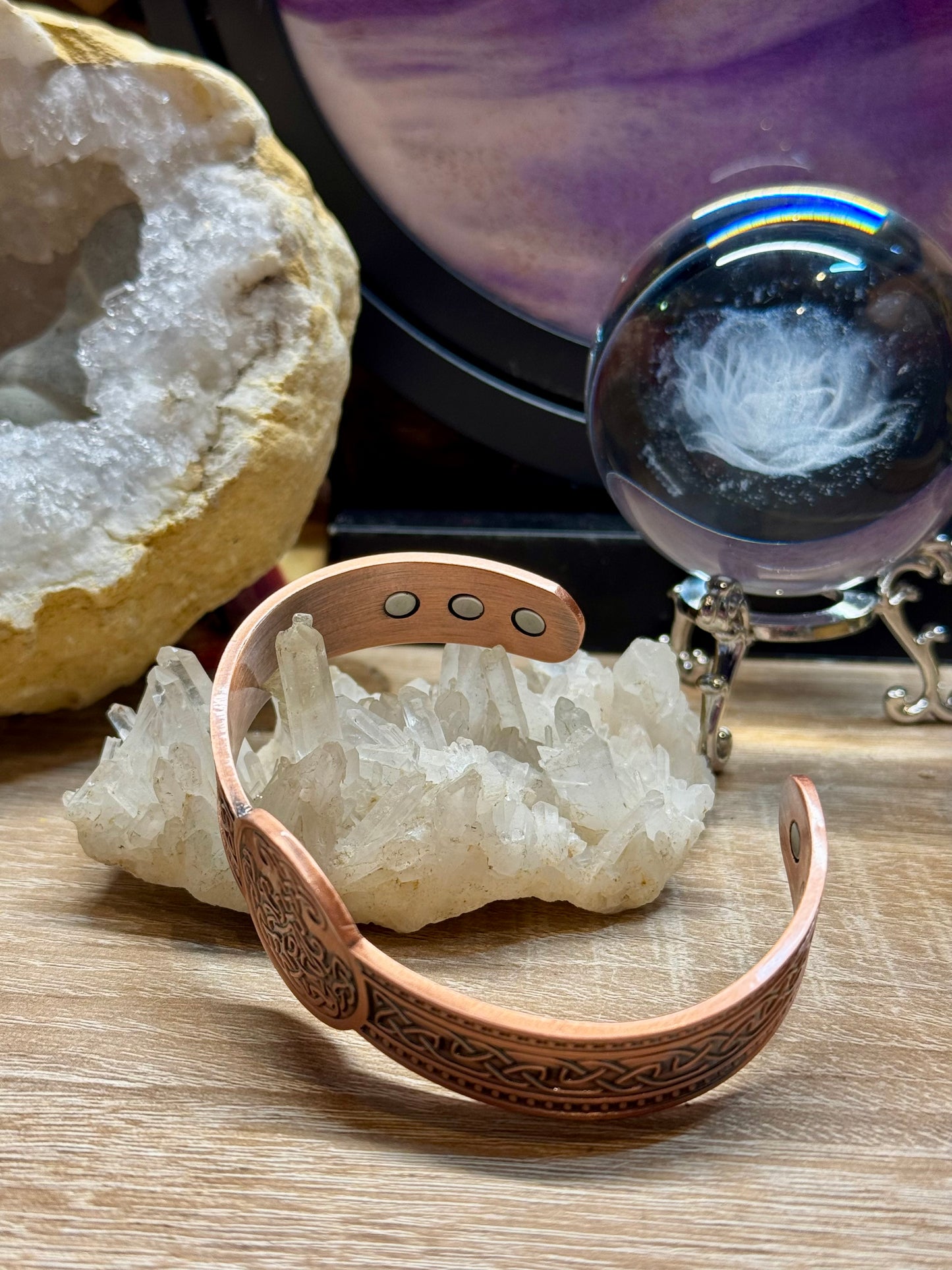 Bracelet magnétique en cuivre