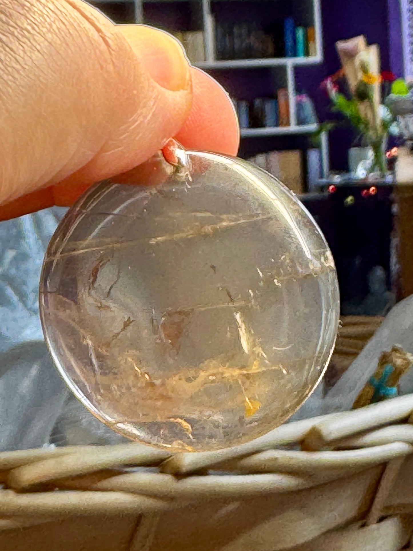 Pendentif de Quartz Fumé