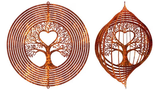 Mobile métallique sphérique Arbre de vie