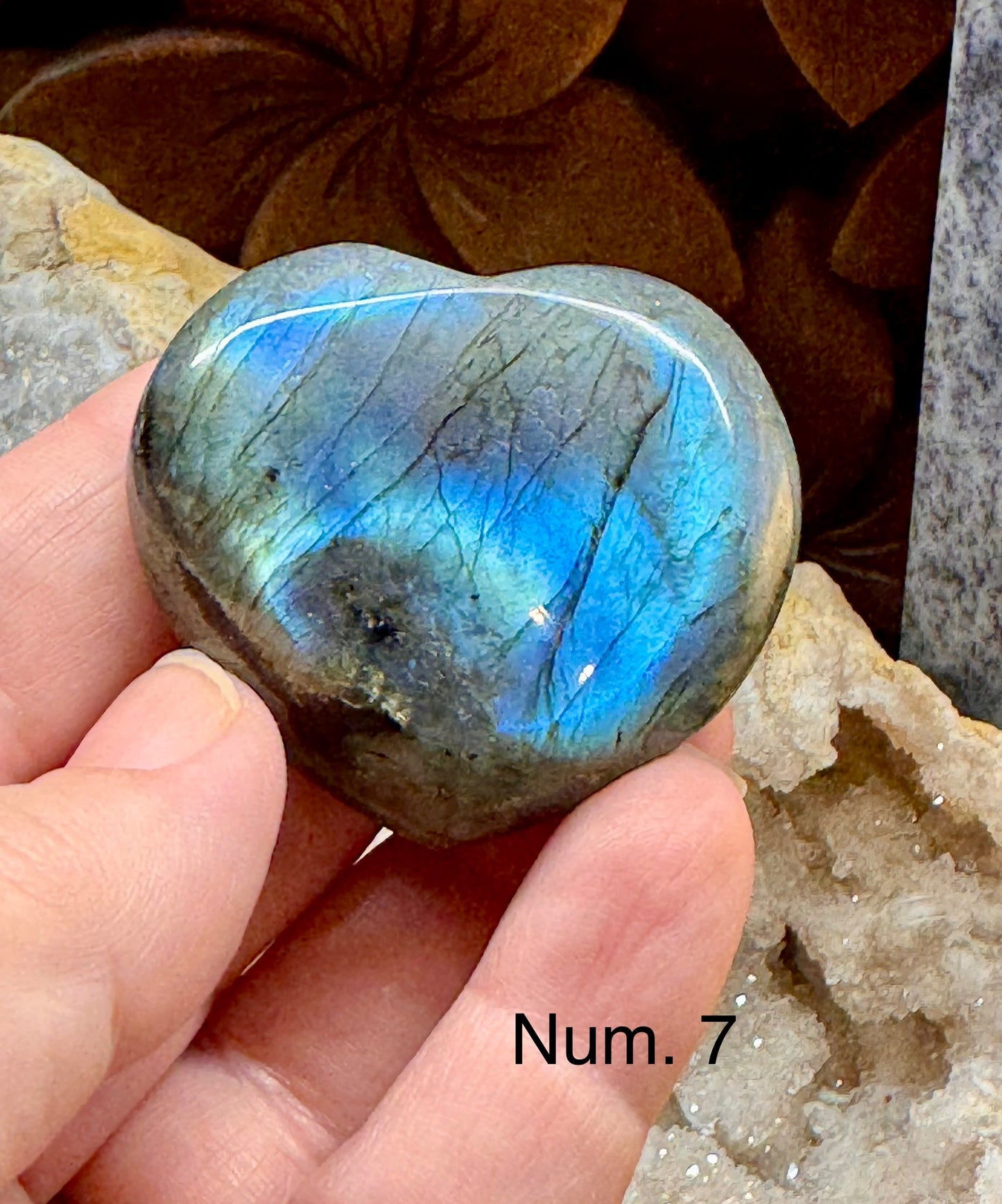 Pierre anti-stress labradorite