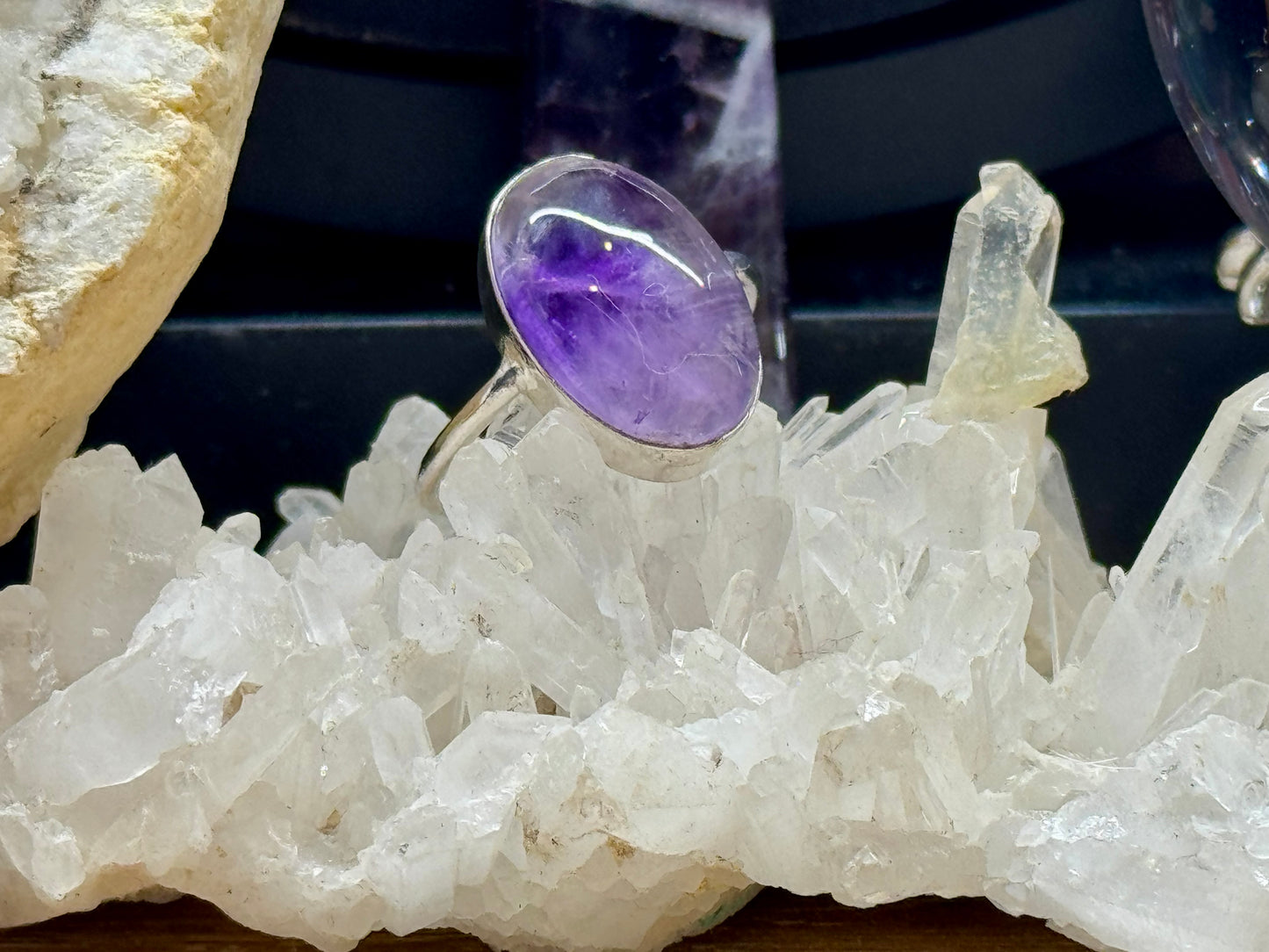 Bague Améthyste en argent