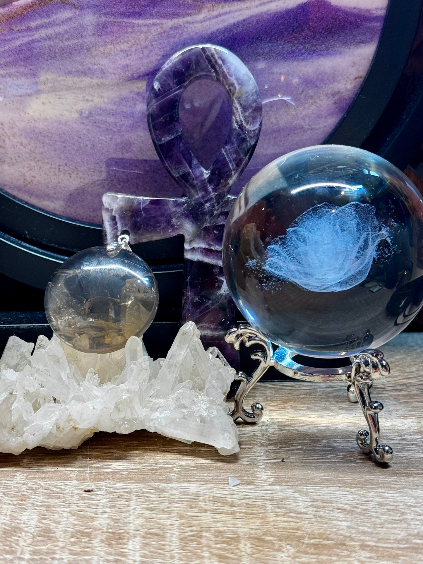 Pendentif de Quartz Fumé