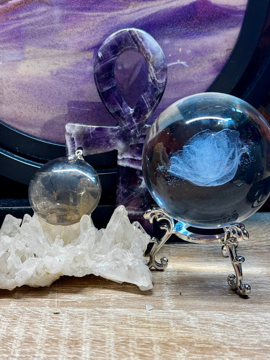 Pendentif de Quartz Fumé