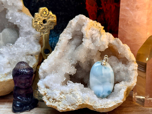 Pendentif de larimar