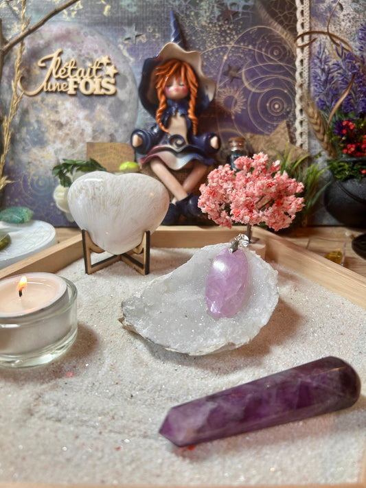 Pendentif de kunzite