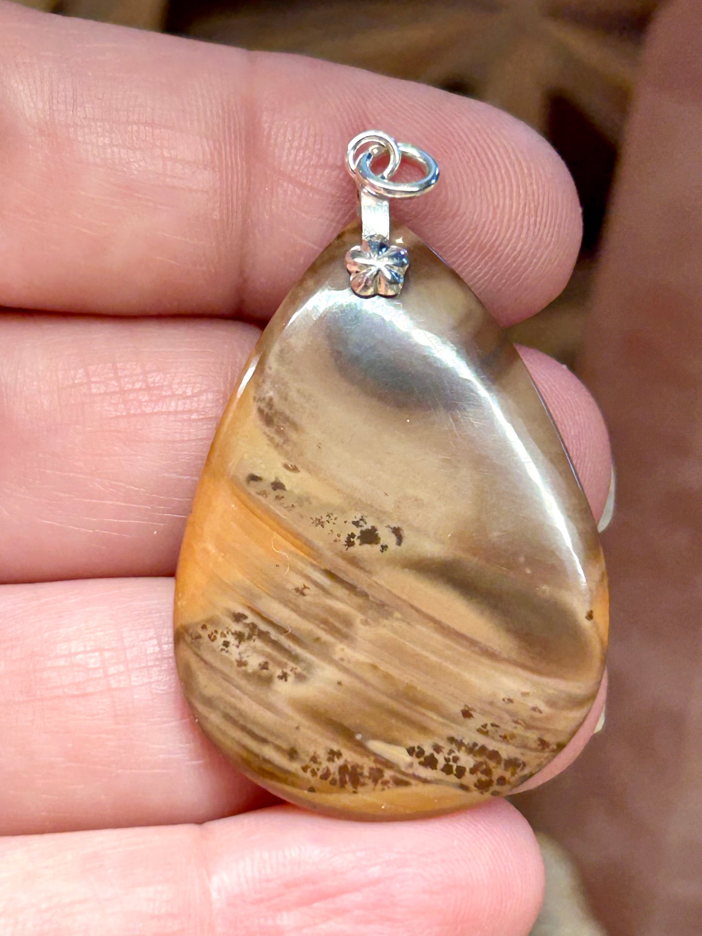Pendentif de jaspe impérial