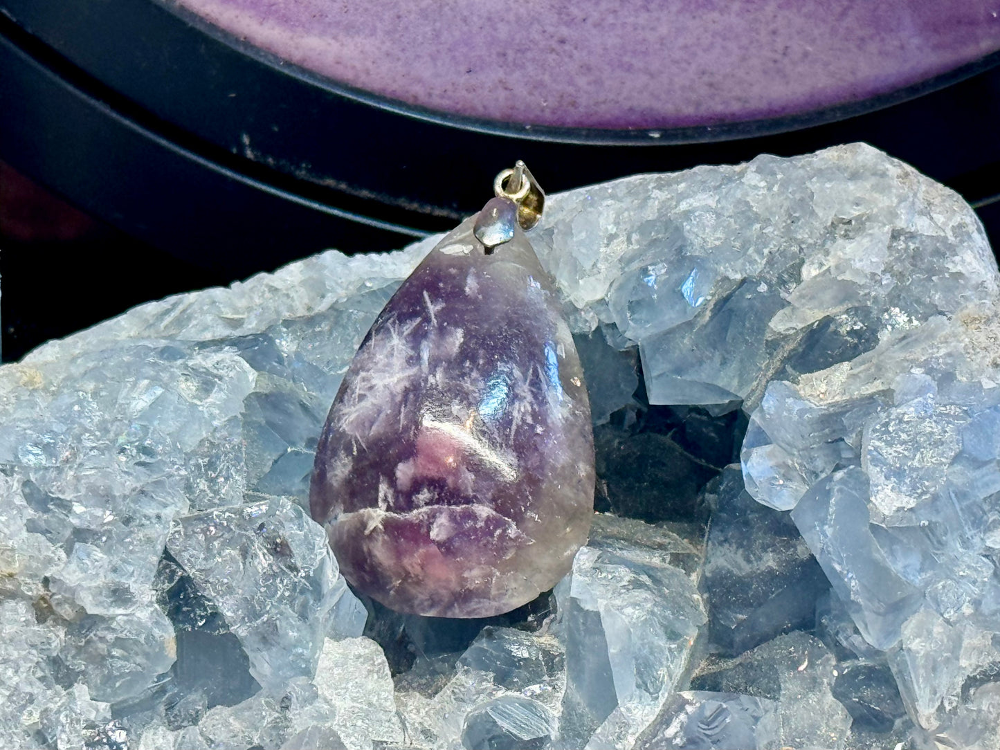 Pendentif de Lépidolite