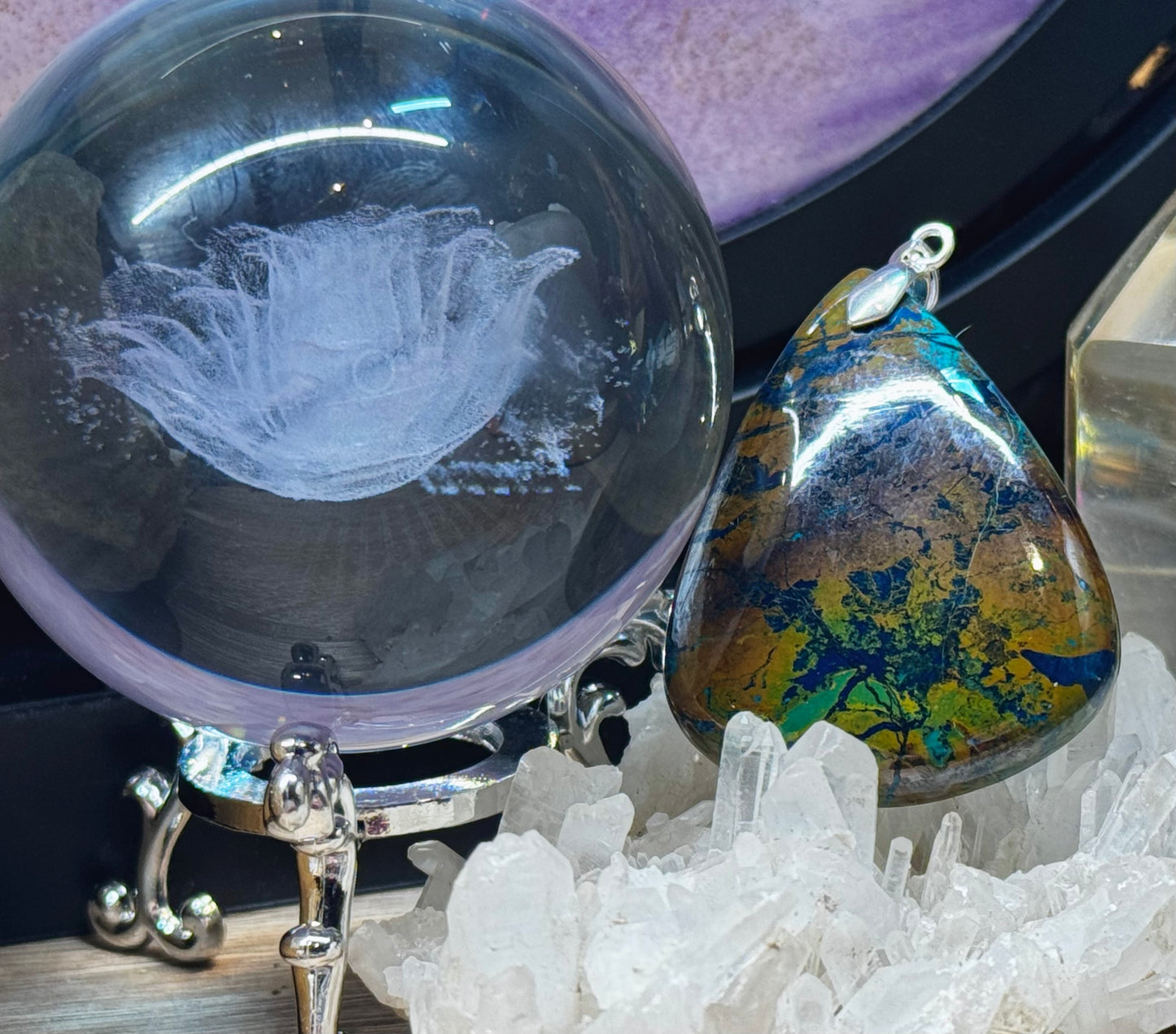 Pendentif d’Azurite