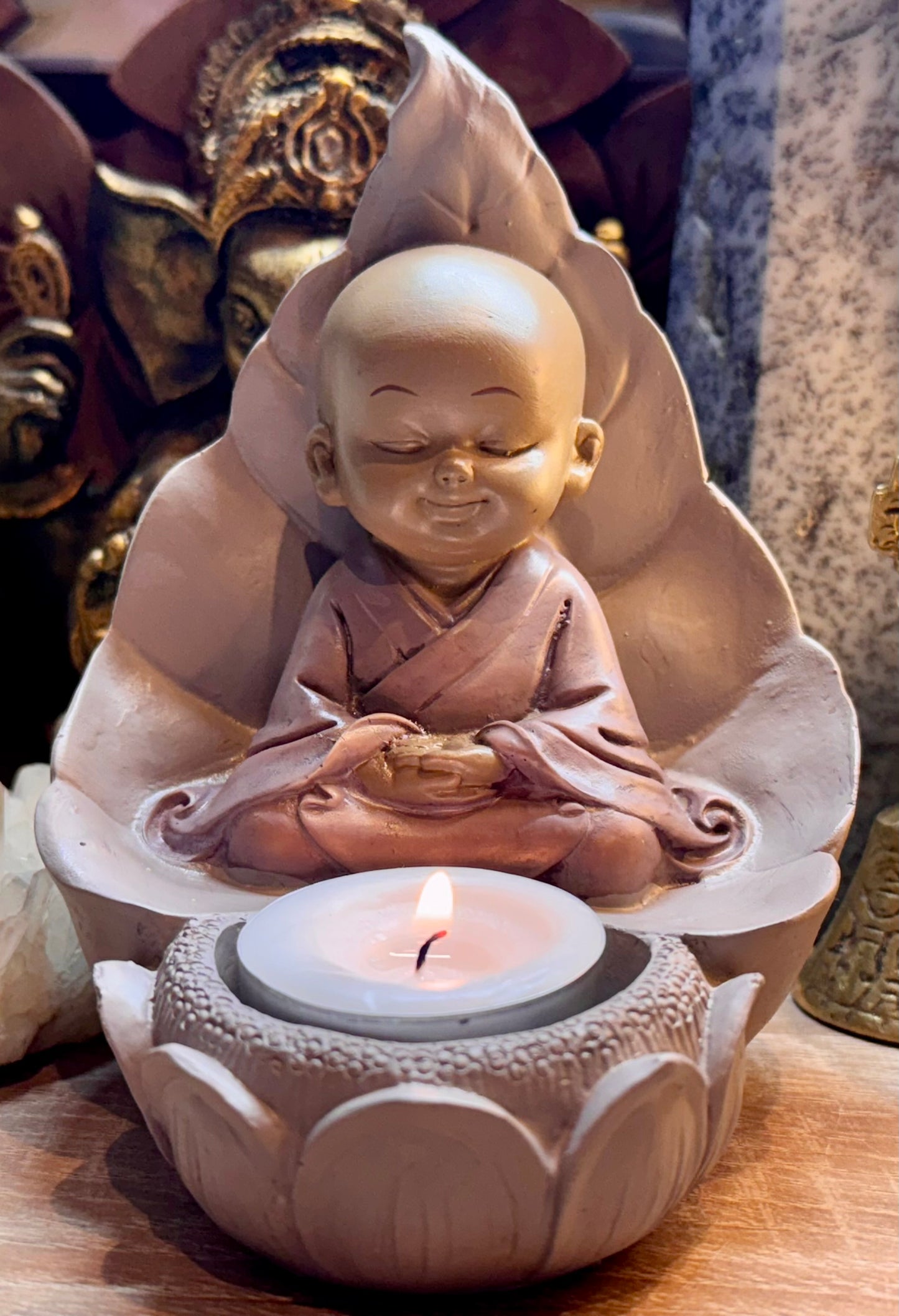 Bébé Bouddha bougeoir