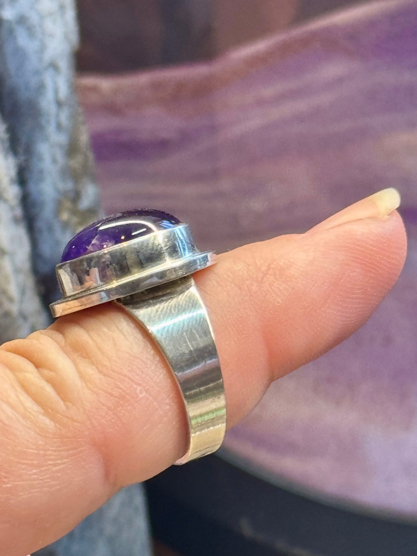 Bague en Améthyste T55