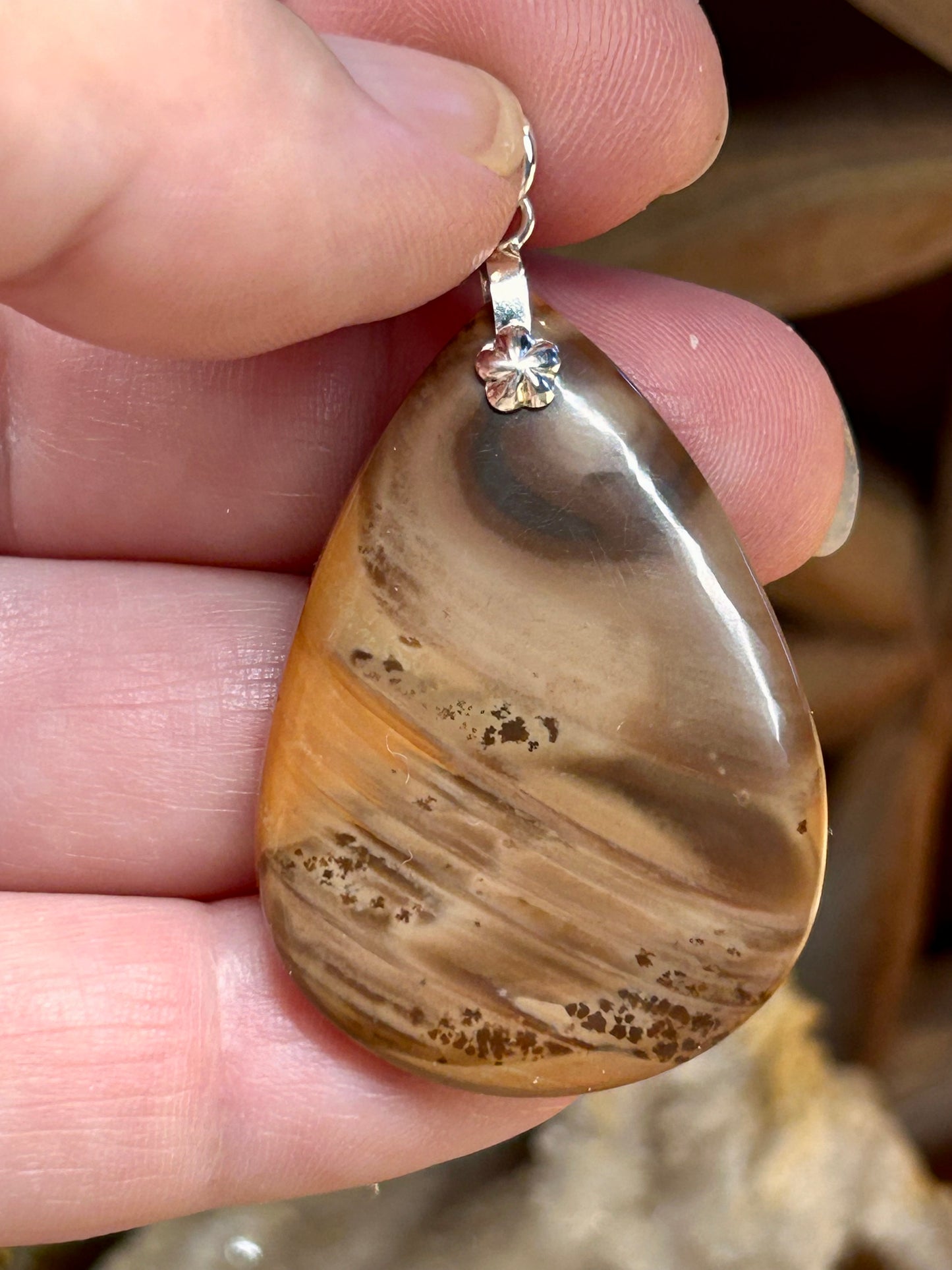 Pendentif de jaspe impérial