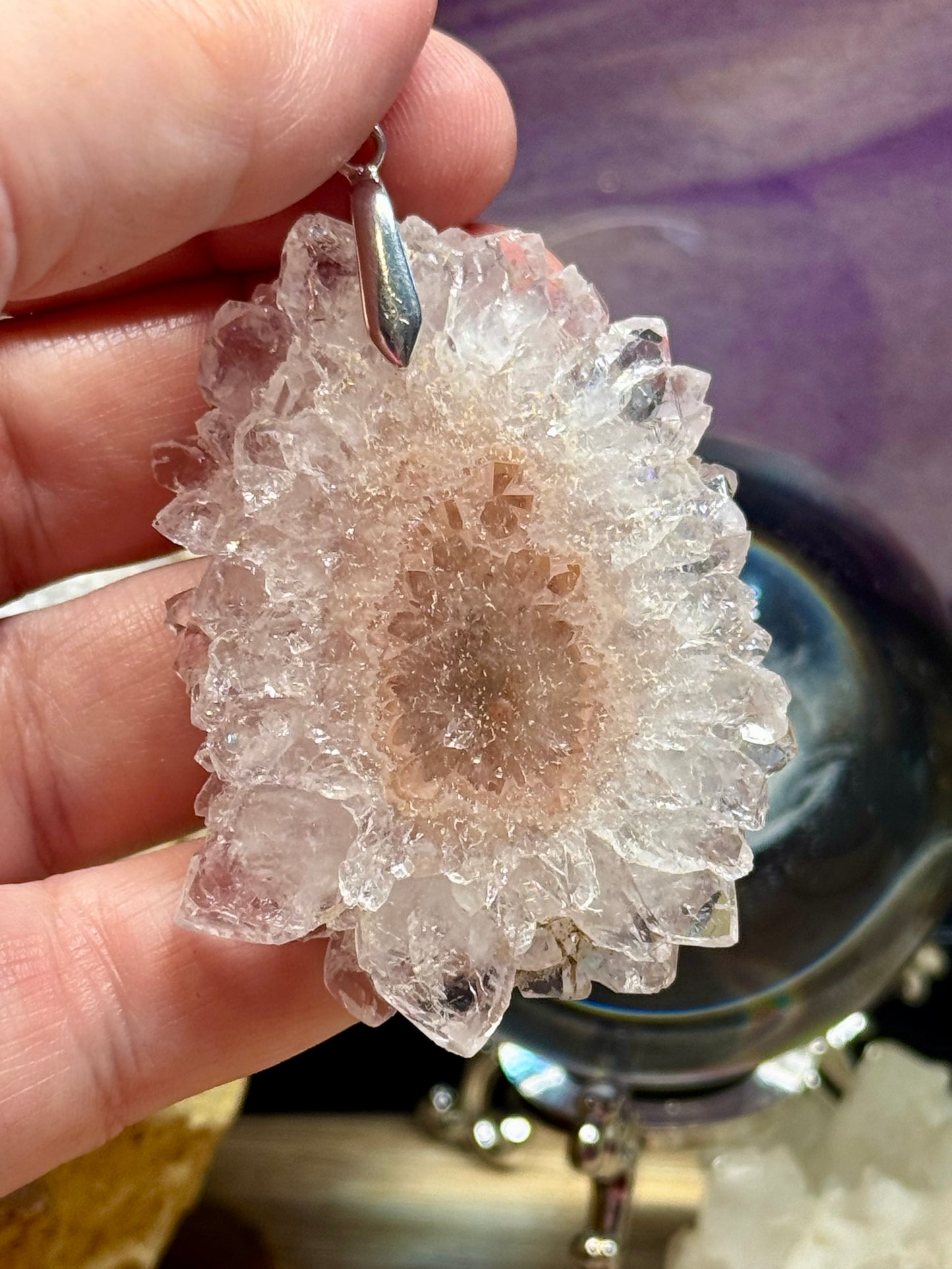 Pendentif de Quartz Cristal