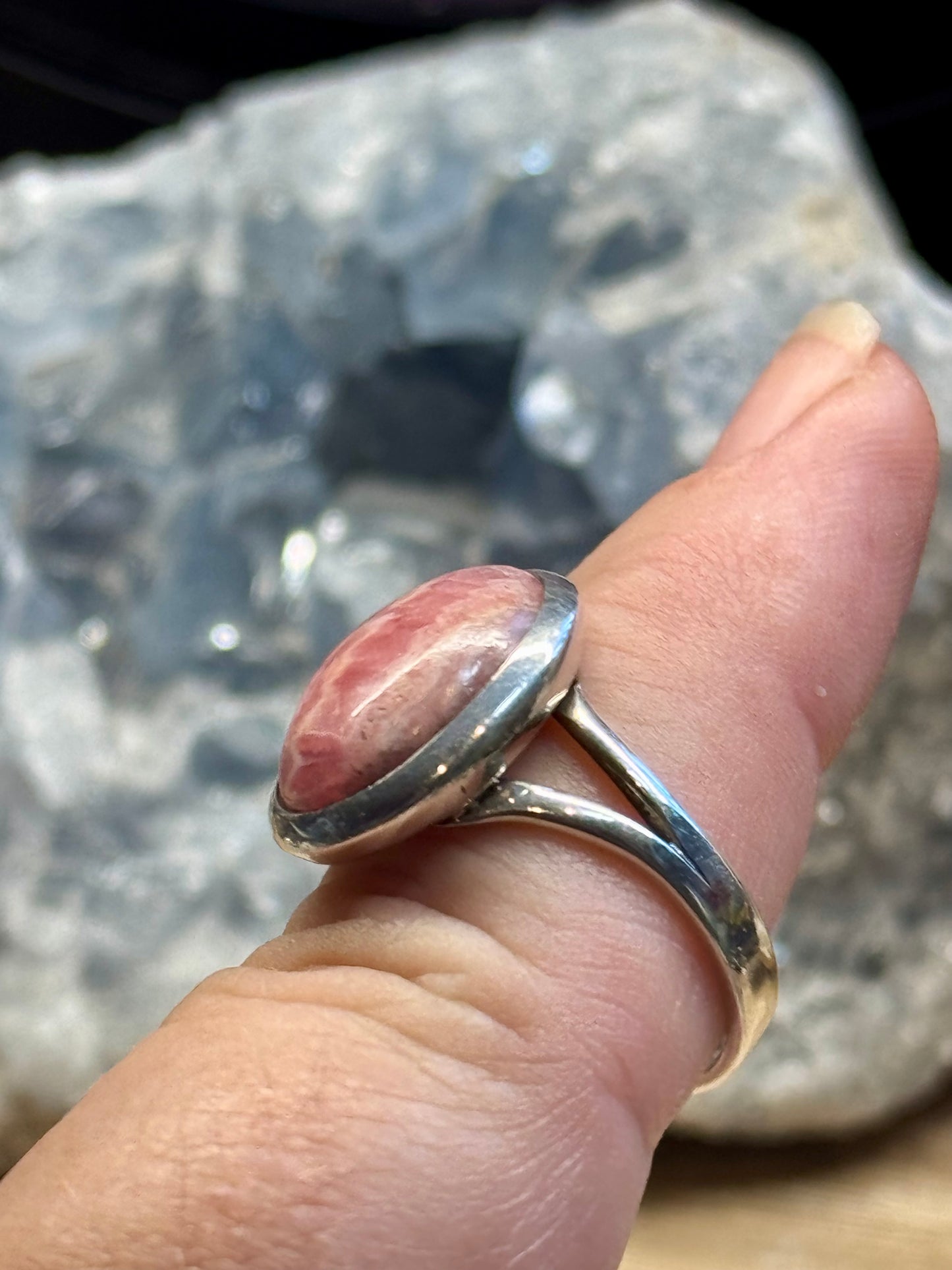 Bague de Rhodochrosite T59