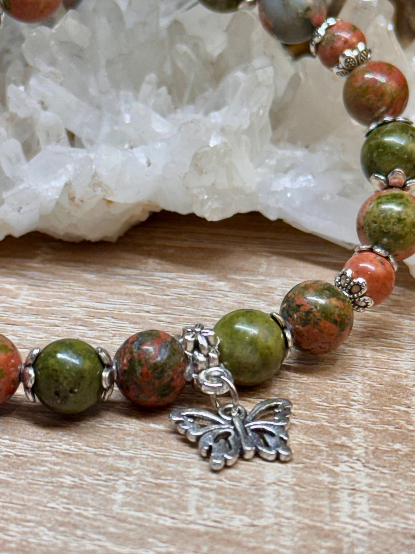 Bracelet Unakite "Équilibre et Calme"